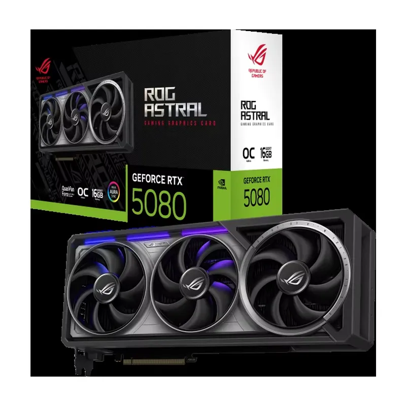 Video Gaming & Esports Usd Acc - การ์ดจอเกมมิ่ง ROG Astral GeForce RTX 5080