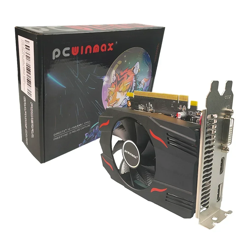 Video Gaming & Esports Usd Acc - การ์ดจอคอมพิวเตอร์ตั้งโต๊ะสำหรับเล่นเกม RX550 4G 128Bit GDDR5