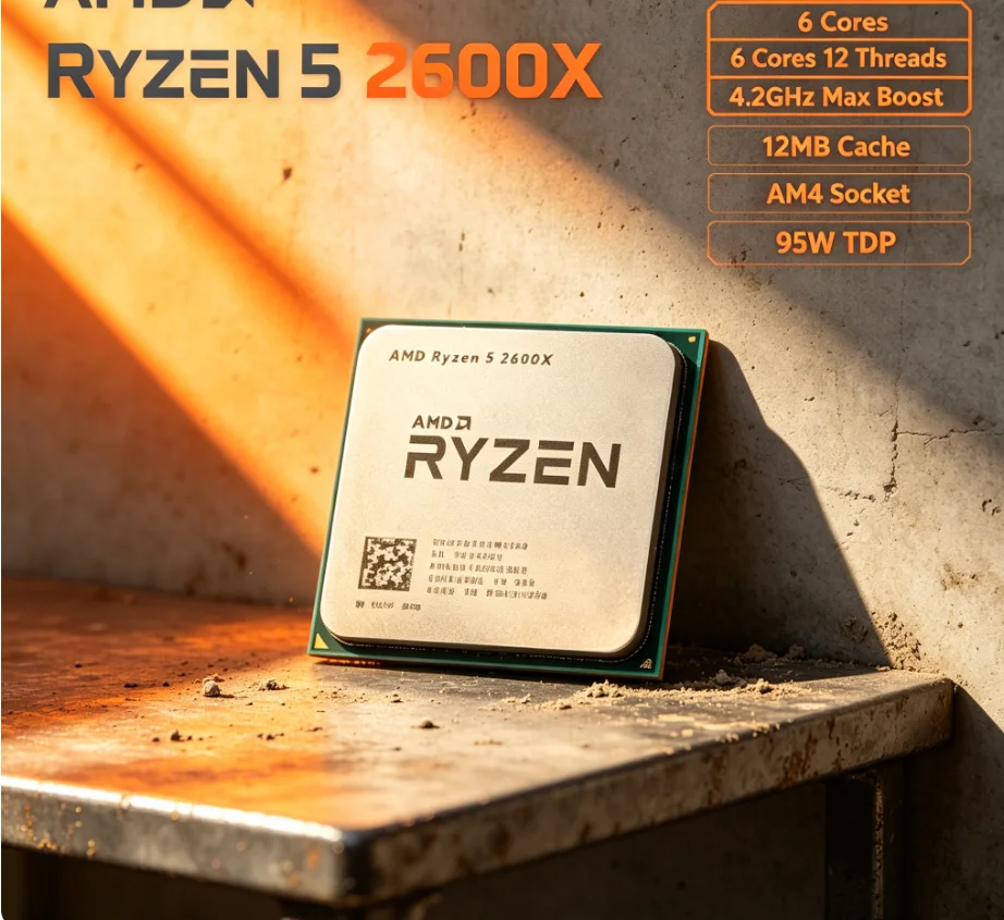 Esports Gaming Pc - AMD R5 2600X 12nm AM4 โปรเซสเซอร์เดสก์ท็อป