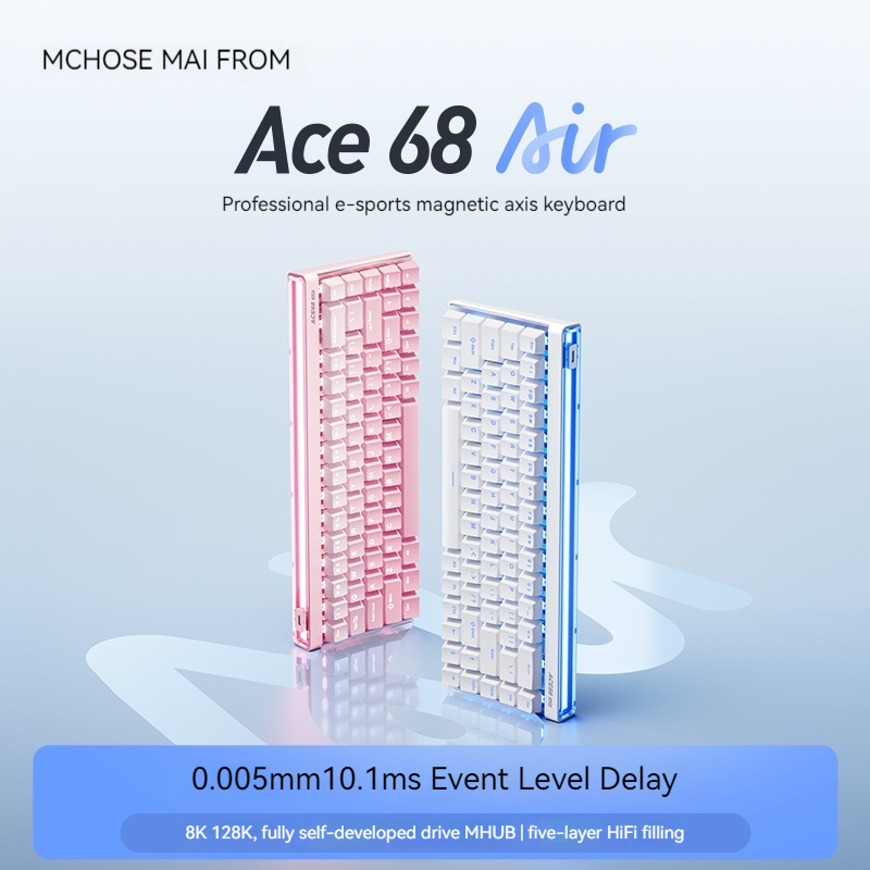 Esports Gaming Pc - คีย์บอร์ดแมคคานิคอล Mchose Ace68 Air Magnetic Axis