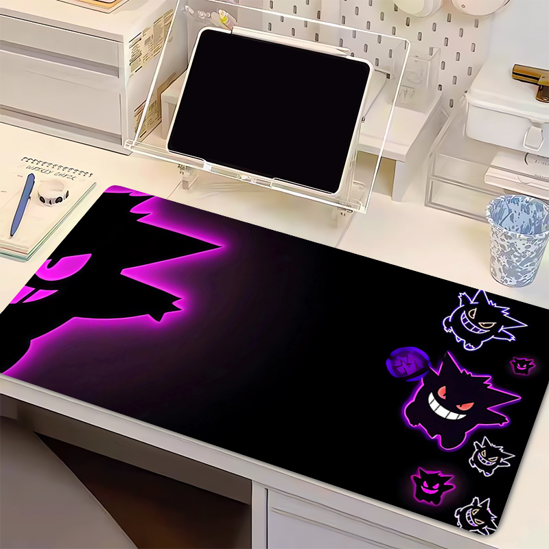 Esports Gaming Top - แผ่นรองเมาส์ P-Pokemon Gengar อุปกรณ์เสริมสำหรับเล่นเกม คีย์บอร์ดคอมพิวเตอร์สำหรับเกมเมอร์ ออกแบบมาโดยเฉพาะสำหรับอีสปอร์ต