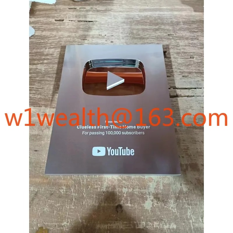 ป้ายรางวัลปุ่มเล่น YouTube ชื่ - Esports Gaming Trophy บทวิจารณ์และราคา