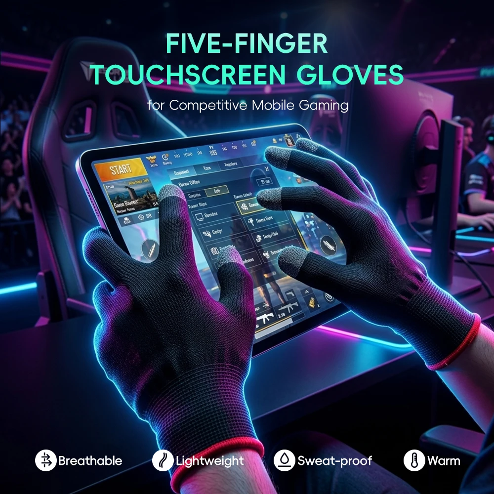 ถุงมือเล่นเกมมือถือ Data Frog  - Esports Gaming Gloves บทวิจารณ์และราคา