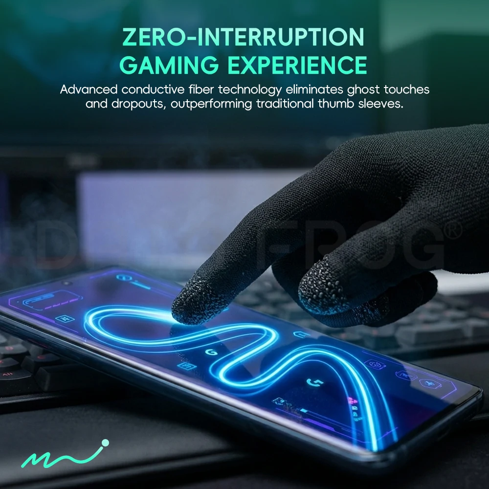 ถุงมือเล่นเกมมือถือ Data Frog  - Esports Gaming Gloves บทวิจารณ์และราคา
