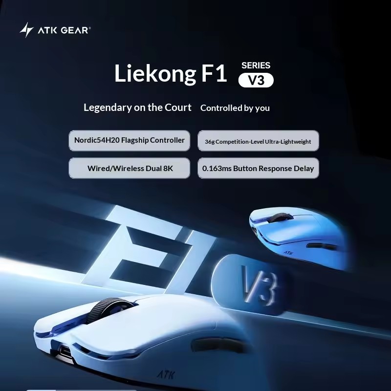 เมาส์ไร้สาย ATK F1 V2/V3 Tri M - Esports Gaming Pc บทวิจารณ์และราคา