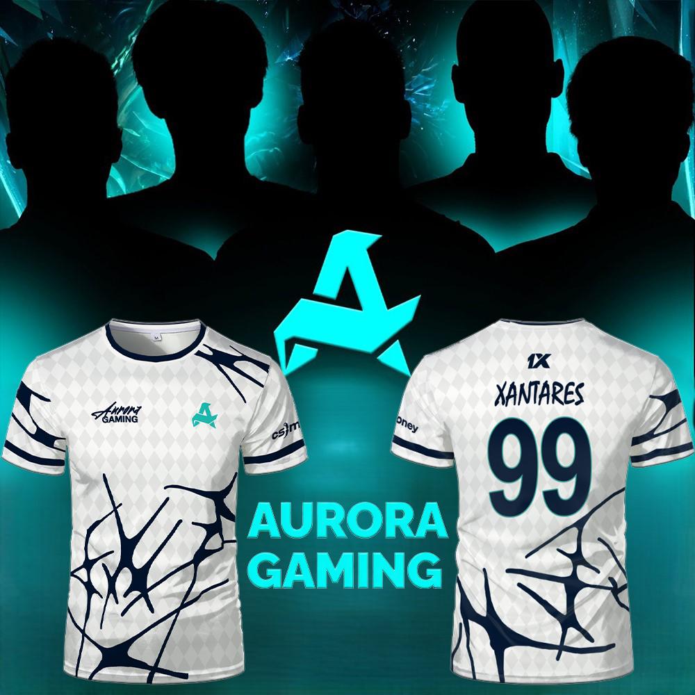 ทีมกีฬา Aurora Gaming Jersey เ - Esports Gaming Top บทวิจารณ์และราคา