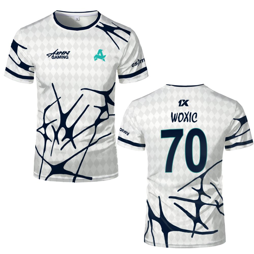 ทีมกีฬา Aurora Gaming Jersey เ - Esports Gaming Top บทวิจารณ์และราคา
